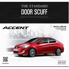 AL DOOR SILL SCUFF PLATES HYUNDAI ACCENT 2011-15
